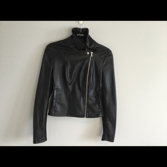 Dynamite Jackets & Blazers - Dynamite black faux leather jacket, size S.